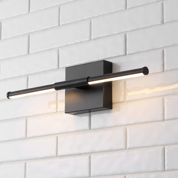 Makena Modern Minimalist Dimmable Integrated LED Metal Wall Sconce